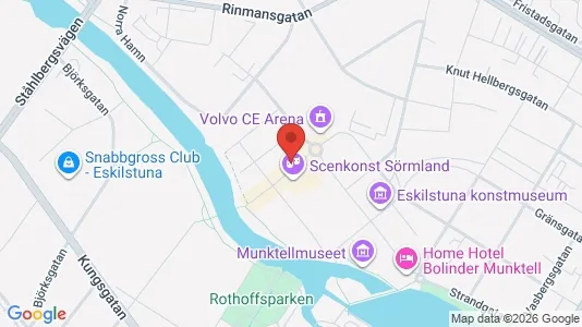 Lägenheter att hyra i Eskilstuna - kort over placeringen