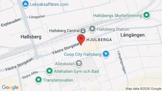 Lägenheter att hyra i Hallsberg - kort over placeringen