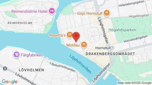 Lägenheter att hyra i Södermalm - kort over placeringen