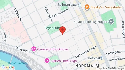 Lägenheter att hyra i Stockholm Innerstad - kort over placeringen
