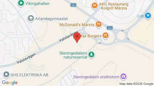 Lägenheter att hyra i Sigtuna - kort over placeringen