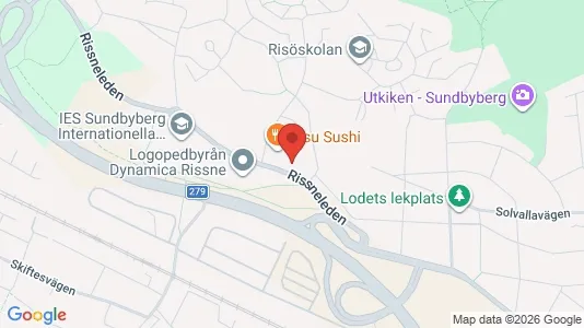 Lägenheter att hyra i Sundbyberg - kort over placeringen