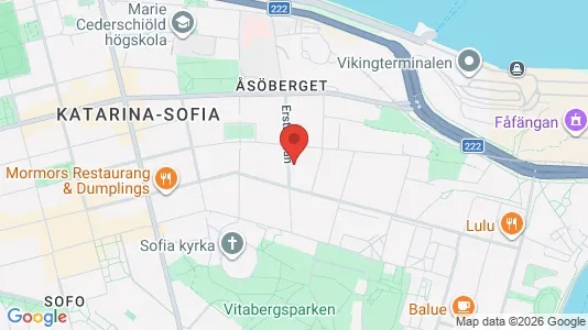Lägenheter att hyra i Södermalm - kort over placeringen