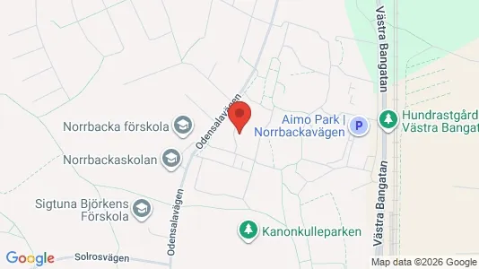 Lägenheter att hyra i Sigtuna - kort over placeringen