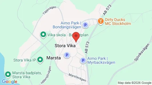 Lägenheter att hyra i Nynäshamn - kort over placeringen