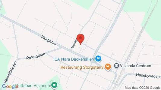 Lägenheter att hyra i Alvesta - kort over placeringen