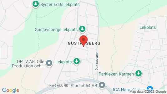 Lägenheter att hyra i Karlstad - kort over placeringen