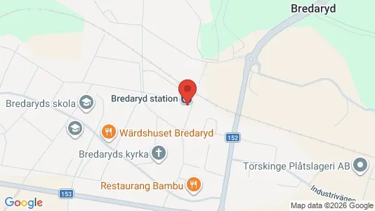 Lägenheter att hyra i Värnamo - kort over placeringen