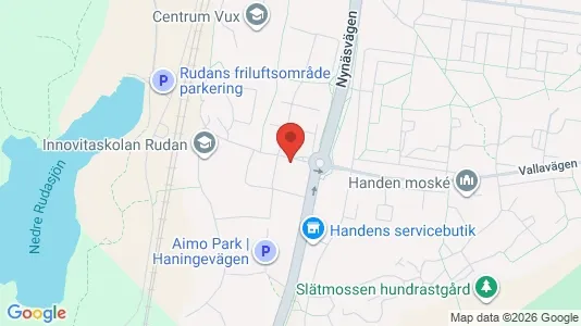 Lägenheter att hyra i Haninge - kort over placeringen