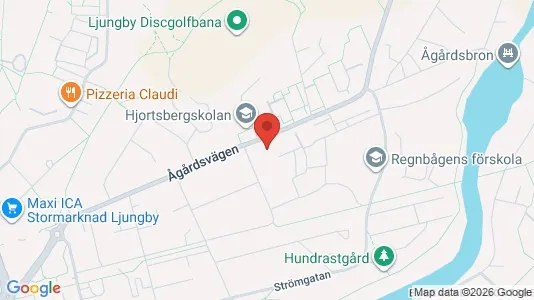 Lägenheter att hyra i Ljungby - kort over placeringen