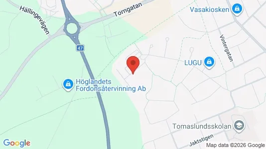 Lägenheter att hyra i Vetlanda - kort over placeringen