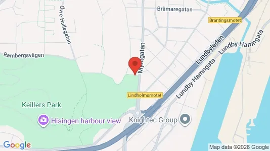 Lägenheter att hyra i Lundby - kort over placeringen