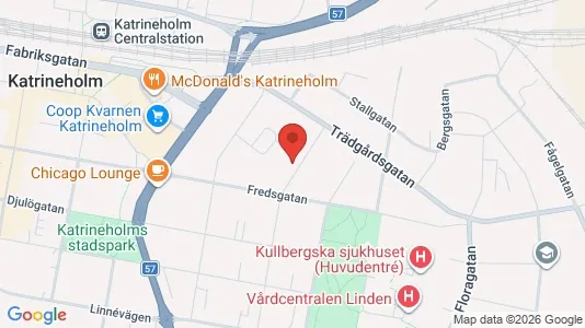 Lägenheter att hyra i Katrineholm - kort over placeringen