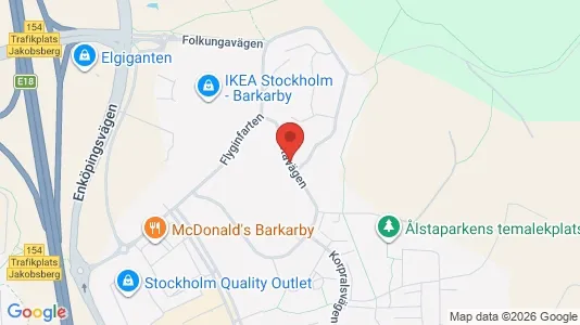 Lägenheter att hyra i Järfälla - kort over placeringen