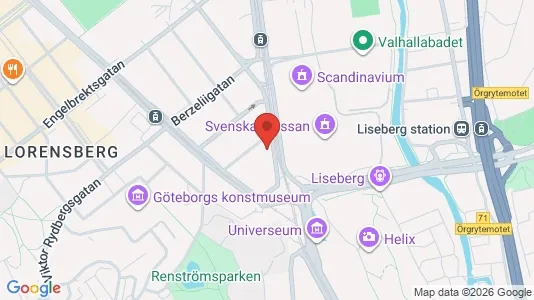 Lägenheter att hyra i Örgryte-Härlanda - kort over placeringen