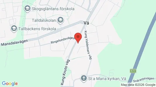 Lägenheter att hyra i Kristianstad - kort over placeringen