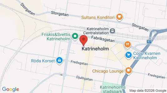 Lägenheter att hyra i Katrineholm - kort over placeringen