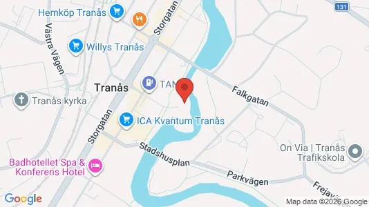 Lägenheter att hyra i Tranås - kort over placeringen