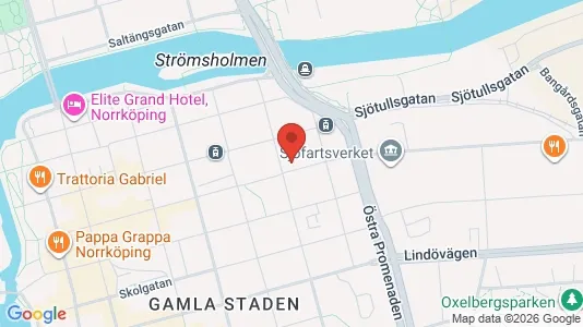 Lägenheter att hyra i Norrköping - kort over placeringen
