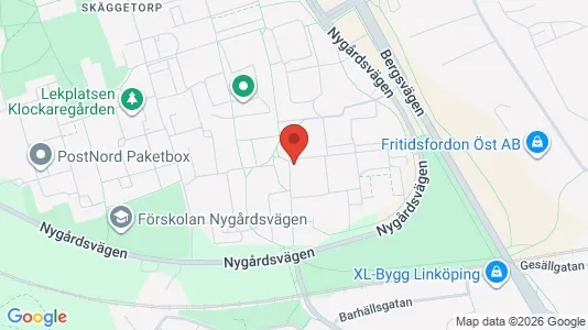 Lägenheter att hyra i Linköping - kort over placeringen
