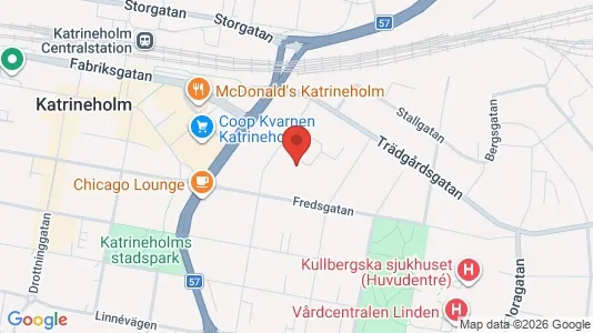 Lägenheter att hyra i Katrineholm - kort over placeringen