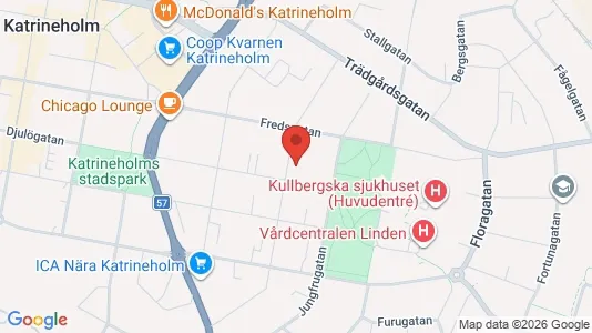 Lägenheter att hyra i Katrineholm - kort over placeringen