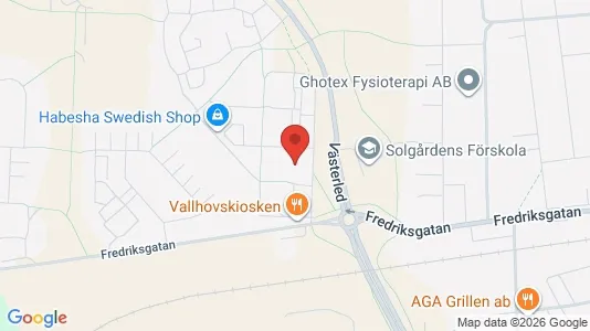Lägenheter att hyra i Sandviken - kort over placeringen