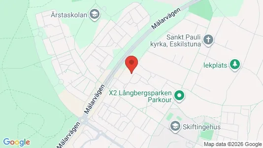 Lägenheter att hyra i Eskilstuna - kort over placeringen