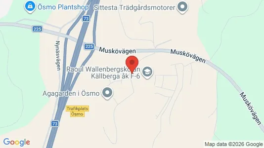 Lägenheter att hyra i Nynäshamn - kort over placeringen