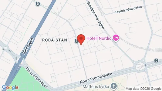 Lägenheter att hyra i Norrköping - kort over placeringen