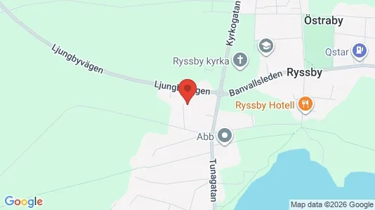 Lägenheter att hyra i Ljungby - kort over placeringen