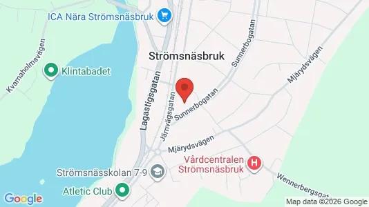 Lägenheter att hyra i Markaryd - kort over placeringen