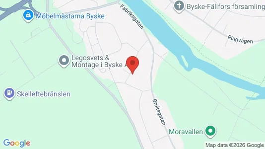 Lägenheter att hyra i Skellefteå - kort over placeringen