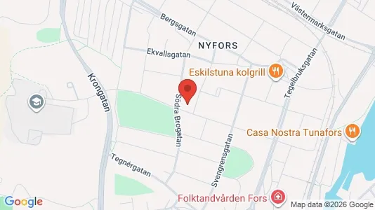 Lägenheter att hyra i Eskilstuna - kort over placeringen