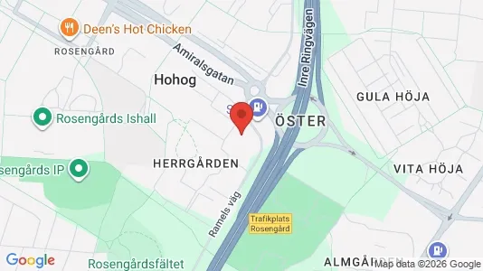 Lägenheter att hyra i Rosengård - kort over placeringen