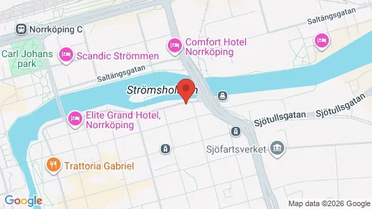 Lägenheter att hyra i Norrköping - kort over placeringen