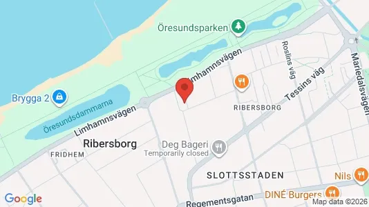 Lägenheter att hyra i Malmö Centrum - kort over placeringen