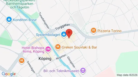 Lägenheter att hyra i Köping - kort over placeringen