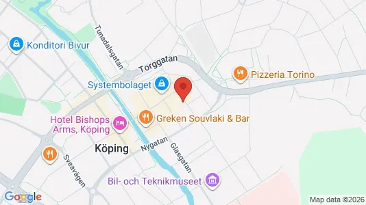 Lägenheter att hyra i Köping - kort over placeringen