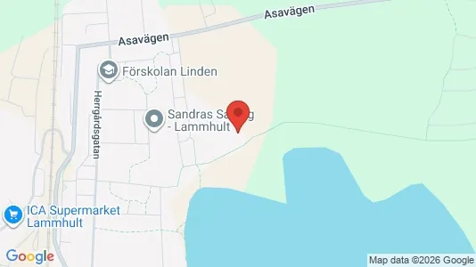 Lägenheter att hyra i Växjö - kort over placeringen