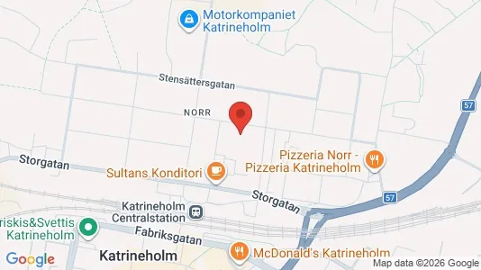 Lägenheter att hyra i Katrineholm - kort over placeringen