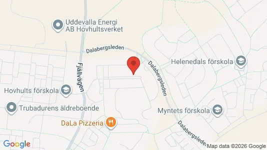 Lägenheter att hyra i Uddevalla - kort over placeringen