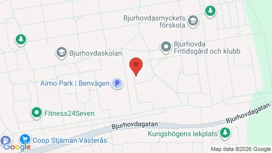 Lägenheter att hyra i Västerås - kort over placeringen