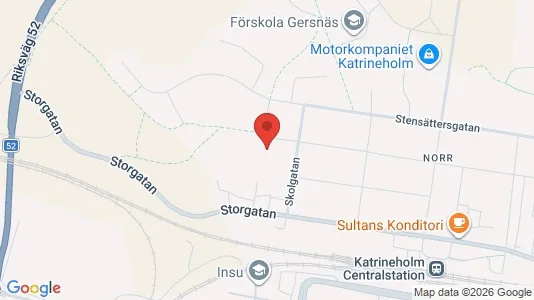 Lägenheter att hyra i Katrineholm - kort over placeringen