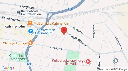 Lägenheter att hyra i Katrineholm - kort over placeringen