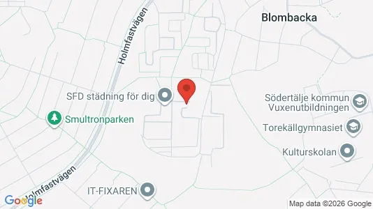 Lägenheter att hyra i Södertälje - kort over placeringen
