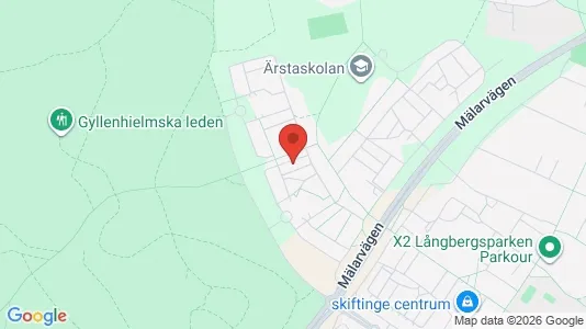 Lägenheter att hyra i Eskilstuna - kort over placeringen
