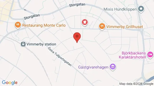 Lägenheter att hyra i Vimmerby - kort over placeringen
