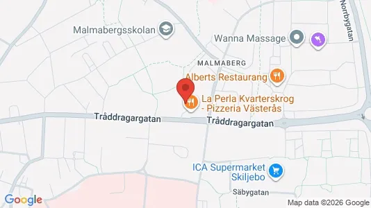 Lägenheter att hyra i Västerås - kort over placeringen