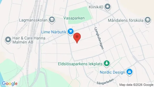 Lägenheter att hyra i Mjölby - kort over placeringen